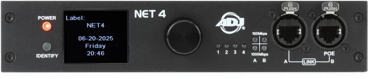 ADJ Net 4 4-port DMX Over Ethernet Node