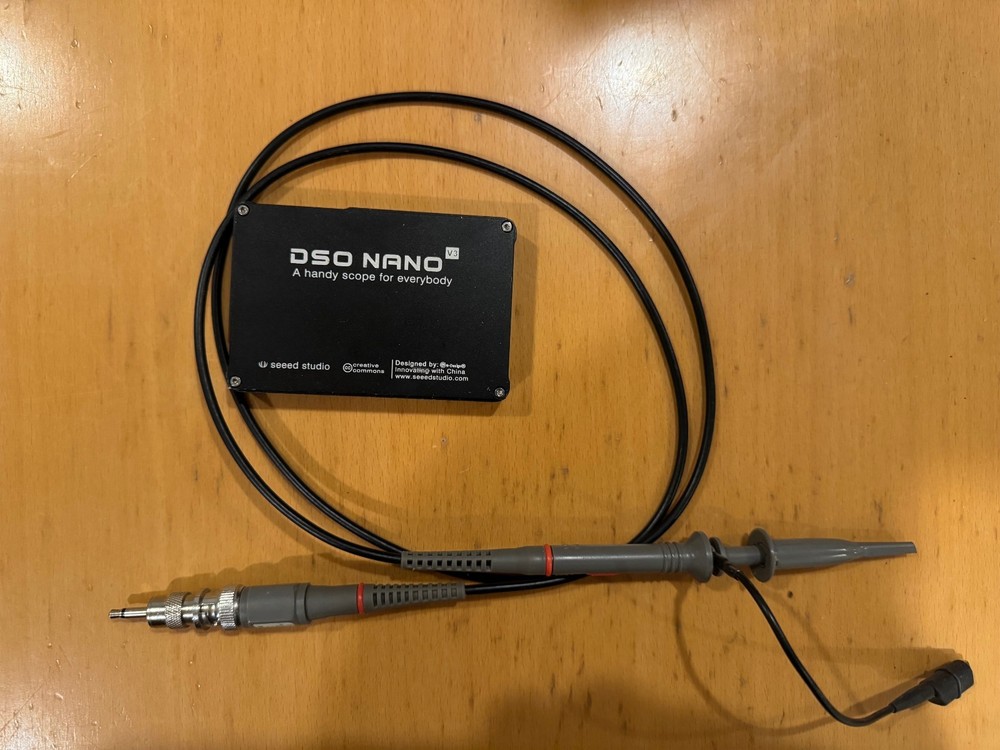 Seeedstudio DSO Nano v3 (small oscilloscope)  with probe (!!READ DISCRIPTION!!)
