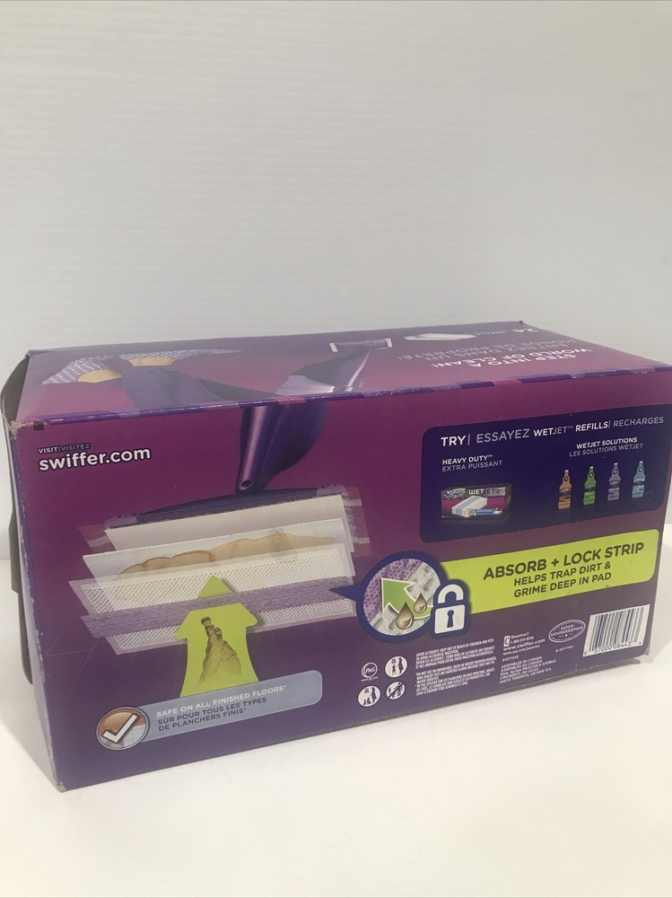 Swiffer WetJet Absorb & Lock Multi SurfacebFloor Cleaner Mop Refill Pad - 24
