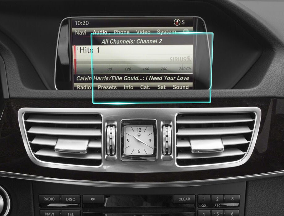 Crystal Clear Screen Protector for 2016 Mercedes Benz E250 Vehicle Navigation