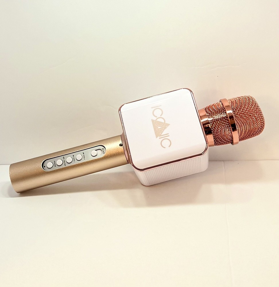 Iconic Karaoke Microphone &  Speaker Bluetooth Retractable Smartphone Holder  C5