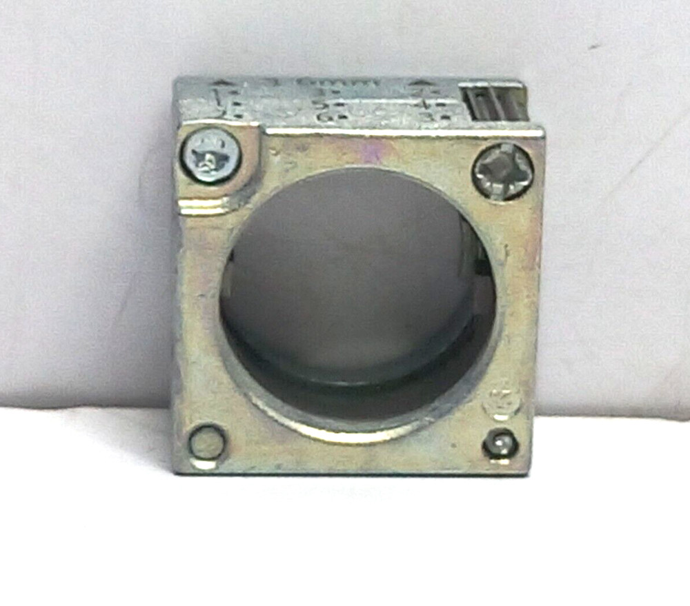 Siemens 3SB3 655-0AA21 Pushbutton AC Metal Round Red Illuminated Flat Button