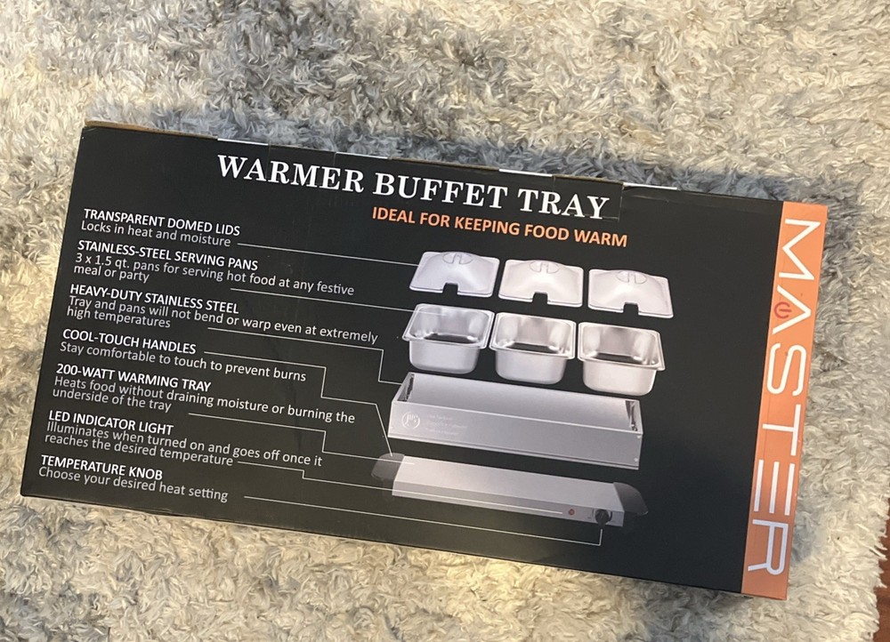 Master Warmer Buffet Tray