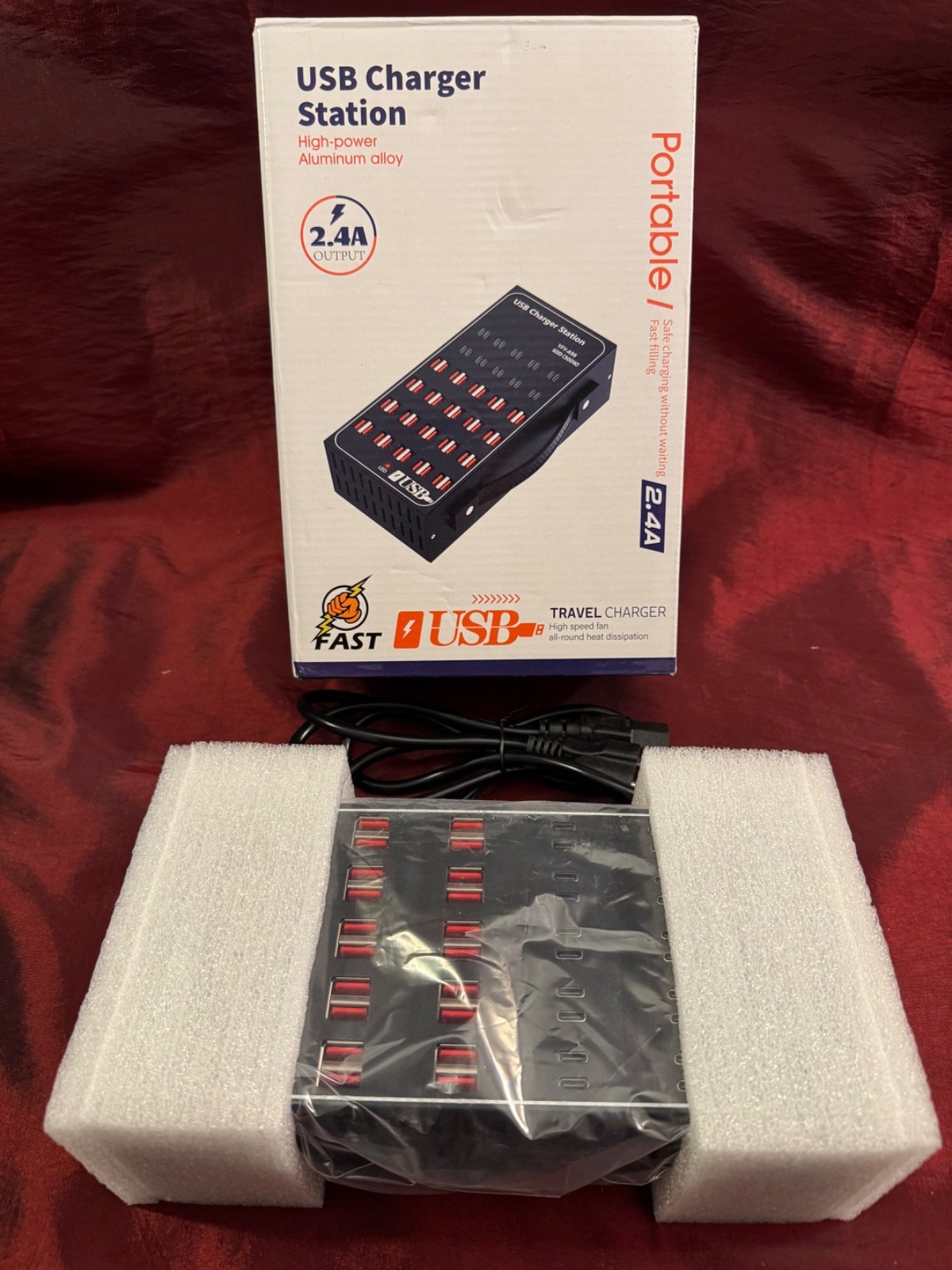 *Read* Multi-Device Charging Station 50 Ports (30 USB A + 20 USB C) 250W YFY-A97