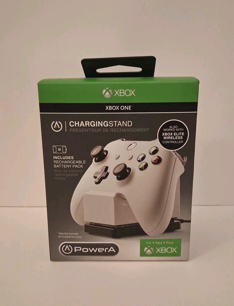 PowerA Charging Stand: Xbox One & Elite Wireless Controller White NEW-OPEN BOX