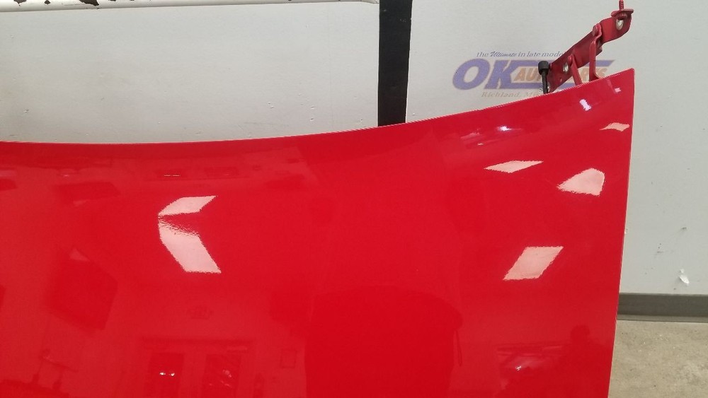 09 DODGE CHALLENGER SRT8 REAR TRUNK DECKLID ASSEMBLY RED