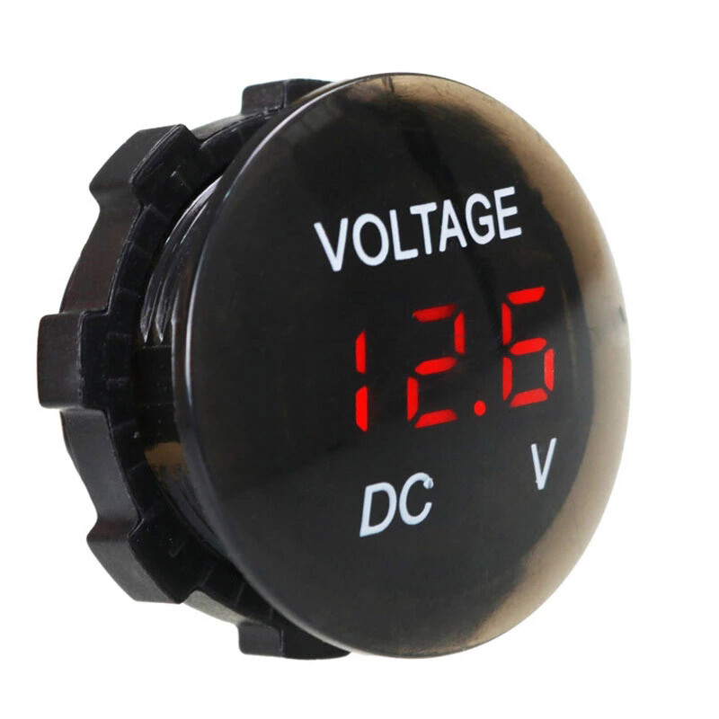 12V -24V LED Digital Display Voltmeter Voltage Gauge Meter For Car Motorcycle