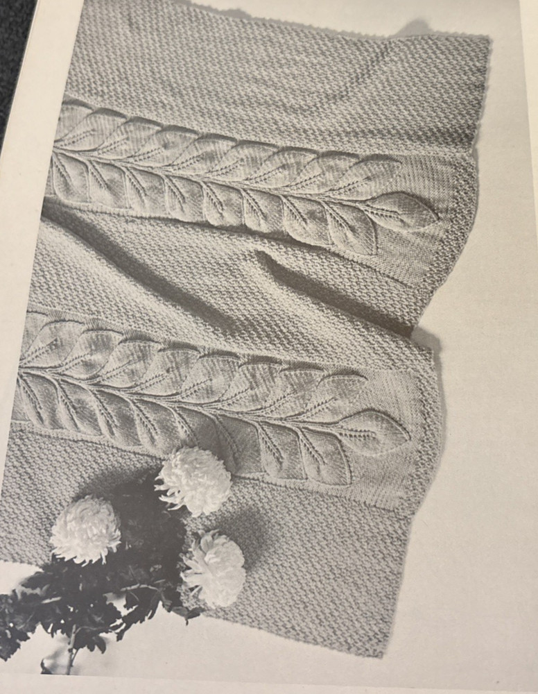 Vtg Rare Complete AFGHAN 1970 Pattern Bk