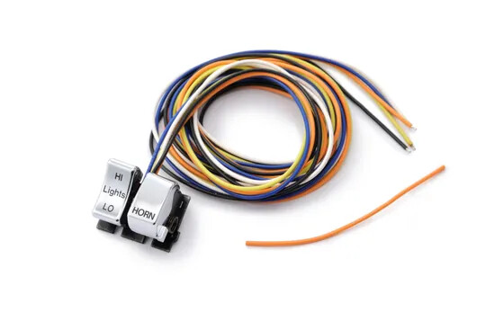 Harddrive Chrome Dimmer Horn Switch Assembly Harley Bad Boy 95