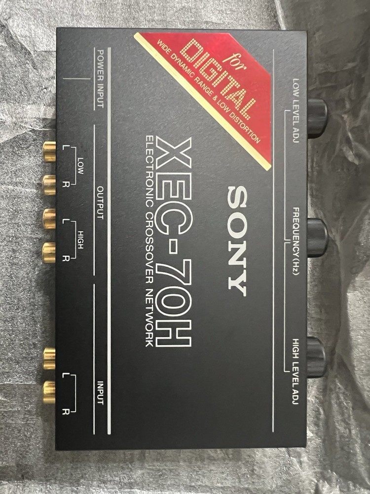 Old School Sony Equalizer car audio