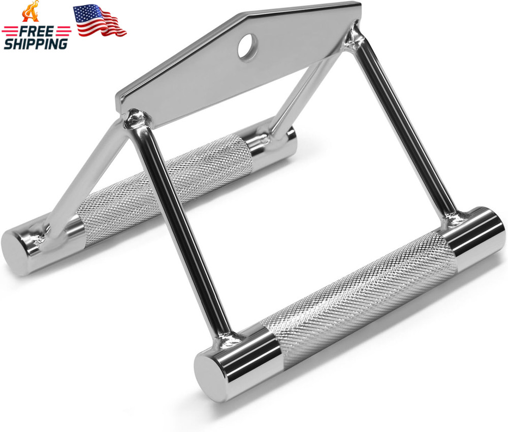 Yes4All Cable Machine Attachment, Double D Handle & Tricep Rope Cable Attachment