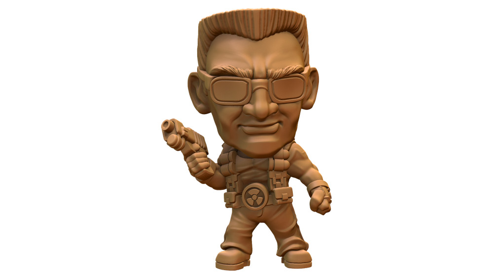 Capsule Chibi - Nuke Guy