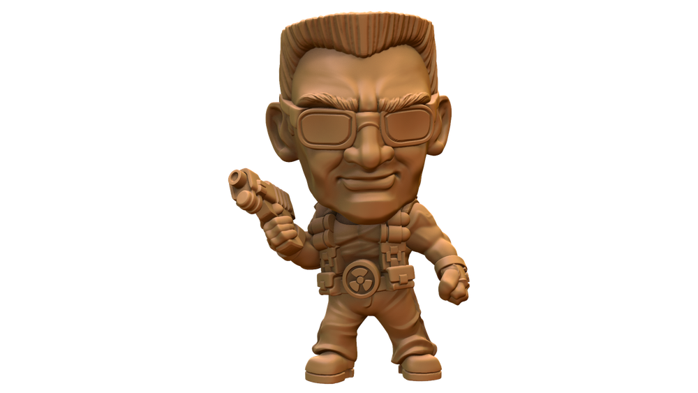 Capsule Chibi - Nuke Guy