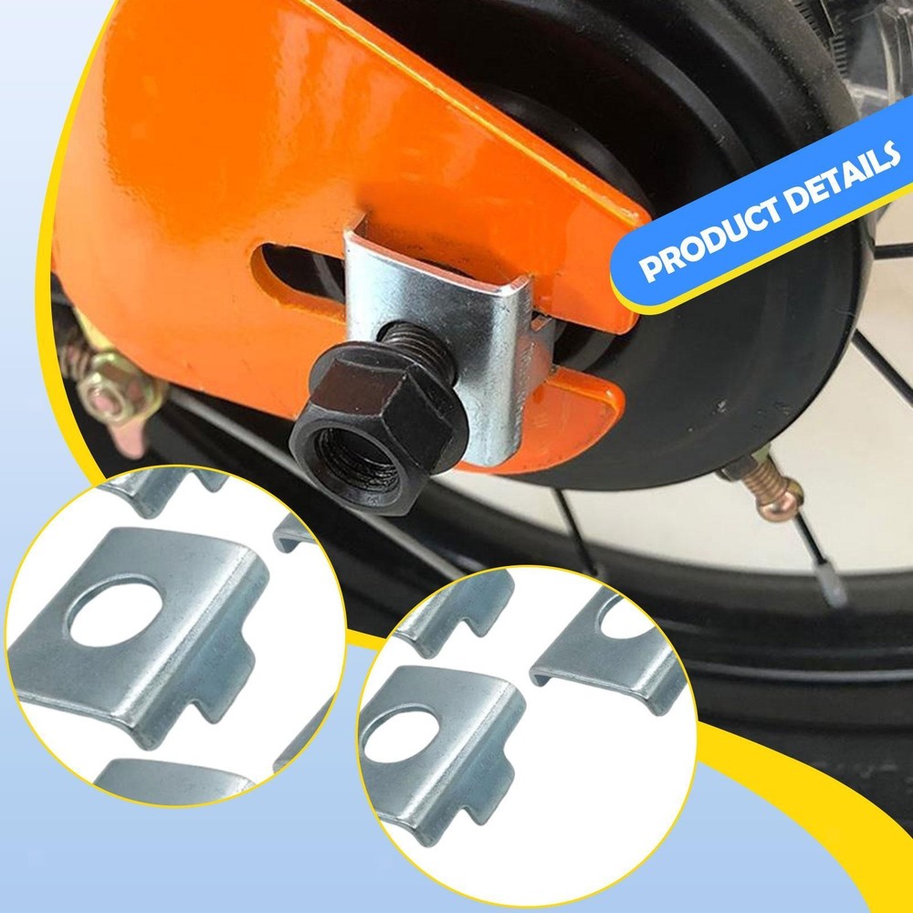 10Pcs Bicycle Training Wheel Positioning Piece Accessory Iron Professional
