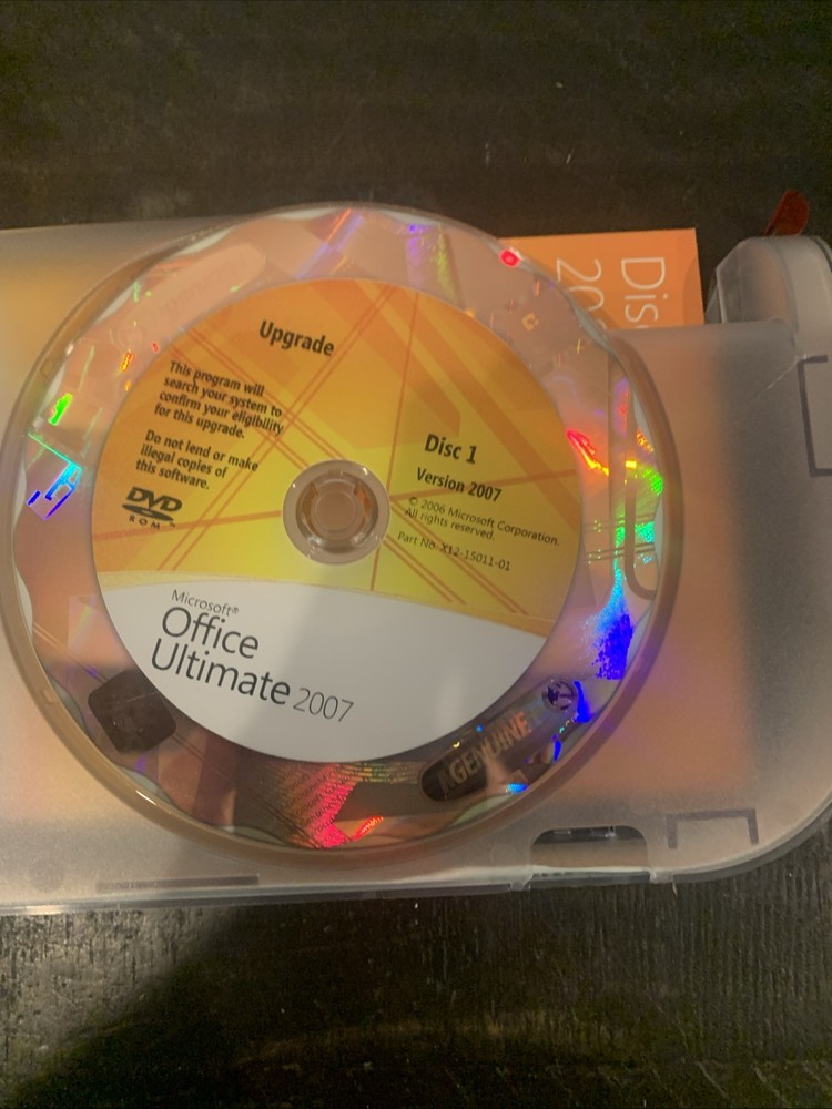 MS Office Basic 2003 + MS Office Ultimate 2007 UPGRADE Bundle