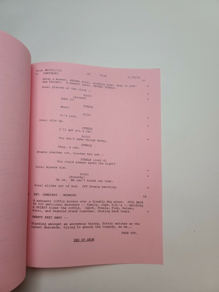 CONVICTION / Rick Eid & Walon Green 2006 TV Script, Pilot Episode