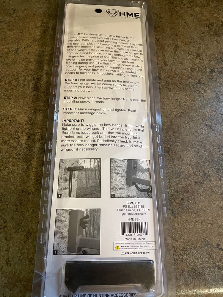 HME Better Bow Hanger HME-BBH