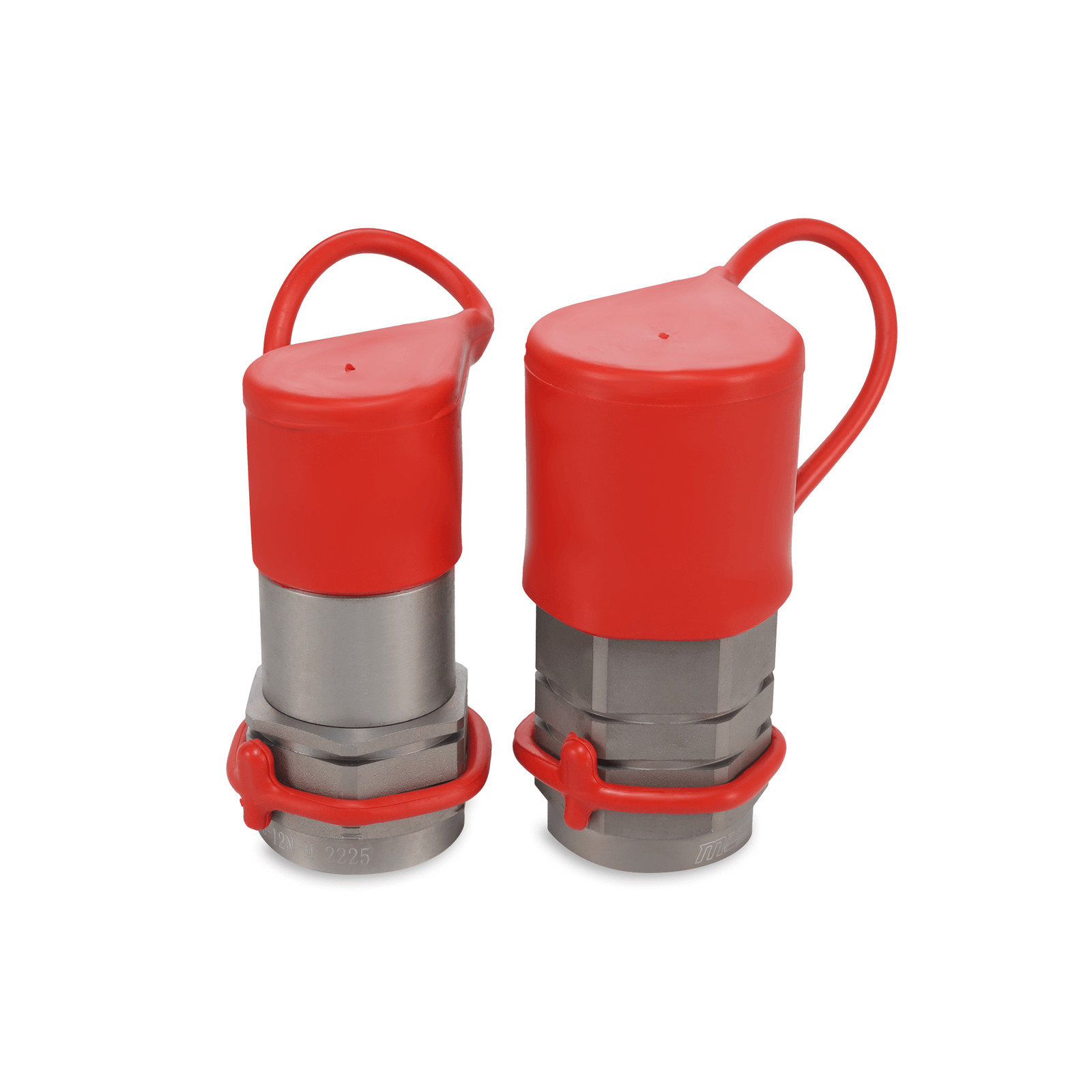 1/2″ Flat Face Hydraulic Quick Couplers Set - 3/4″ NPT Thread