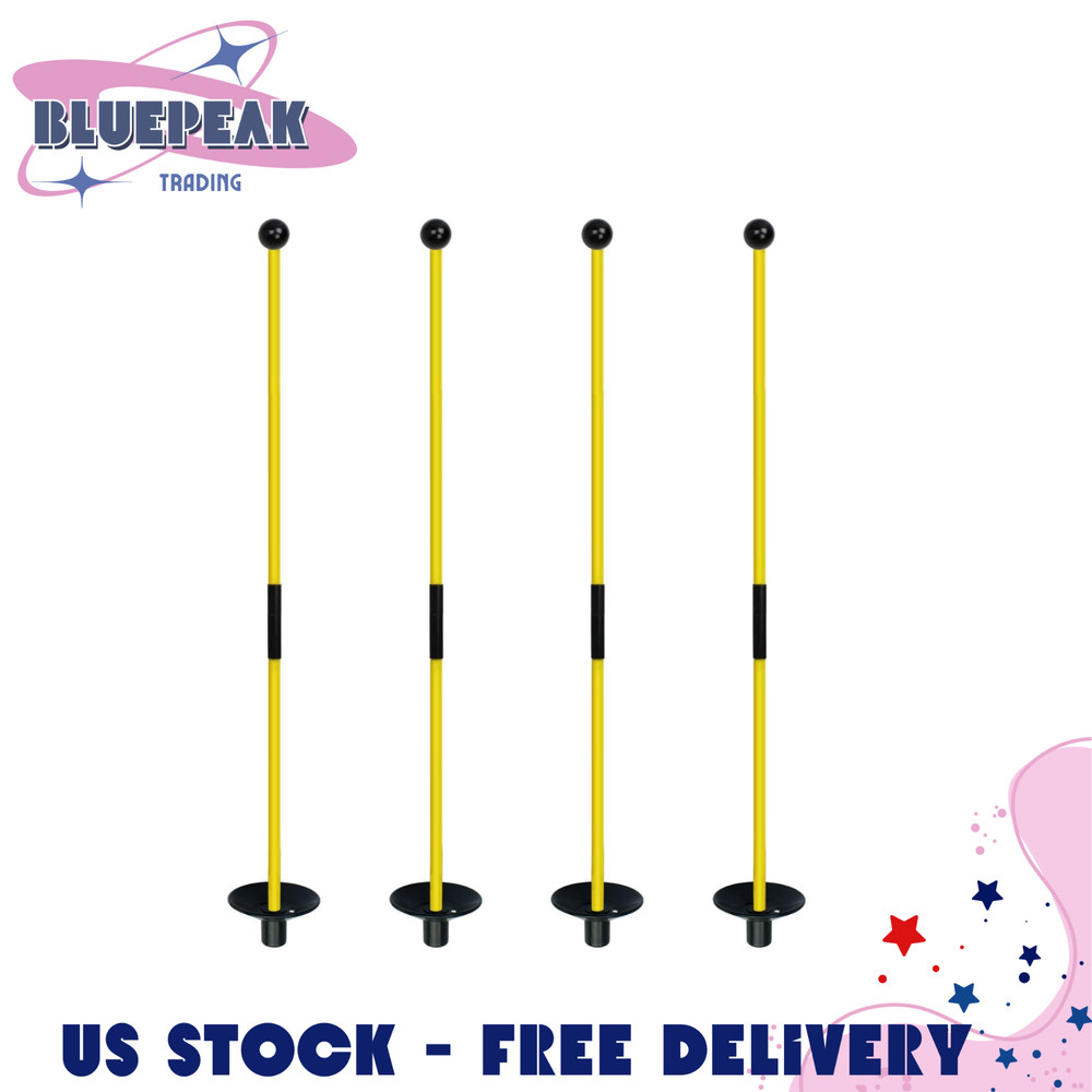 4PCS Golf Flagstick - Golf Pole Pin Flagpole