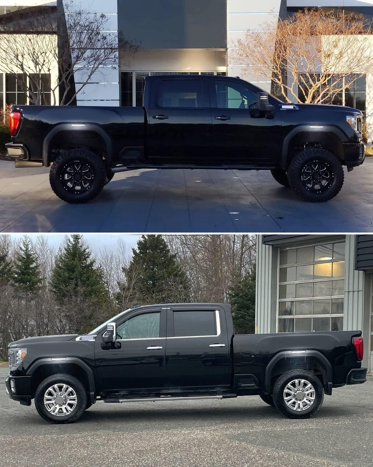 4 PCS Smoked Lens LED Side Marker Lights Replacement for Sierra 2500HD 3500HD 20