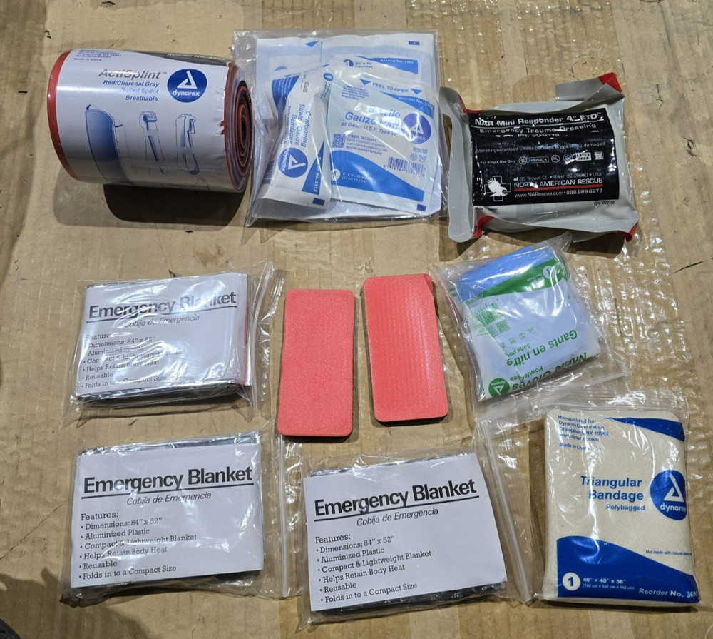 My Medic The Recon First Aid Kit, Basic Survival Backpack, Gray - 7 Compartments