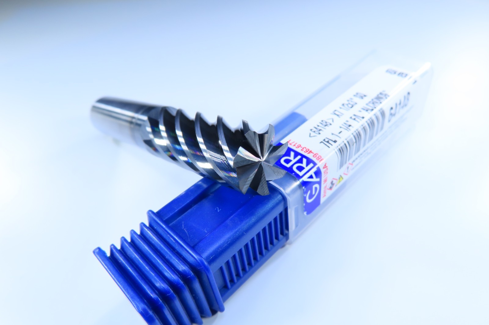 NEW 1/2" GARR 7 FLUTE ALCRONOS COATING 64148 SOLID CARBIDE CUTTING END MILL