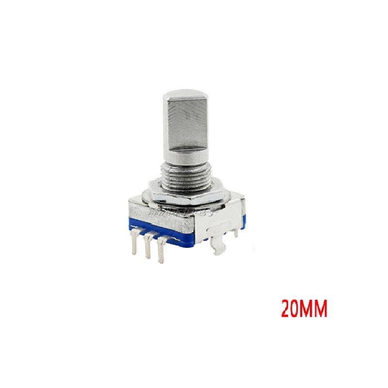10 pcs Rotary Encoder Switch EC11 Audio Digital Potentiometer with Handle 20 mm