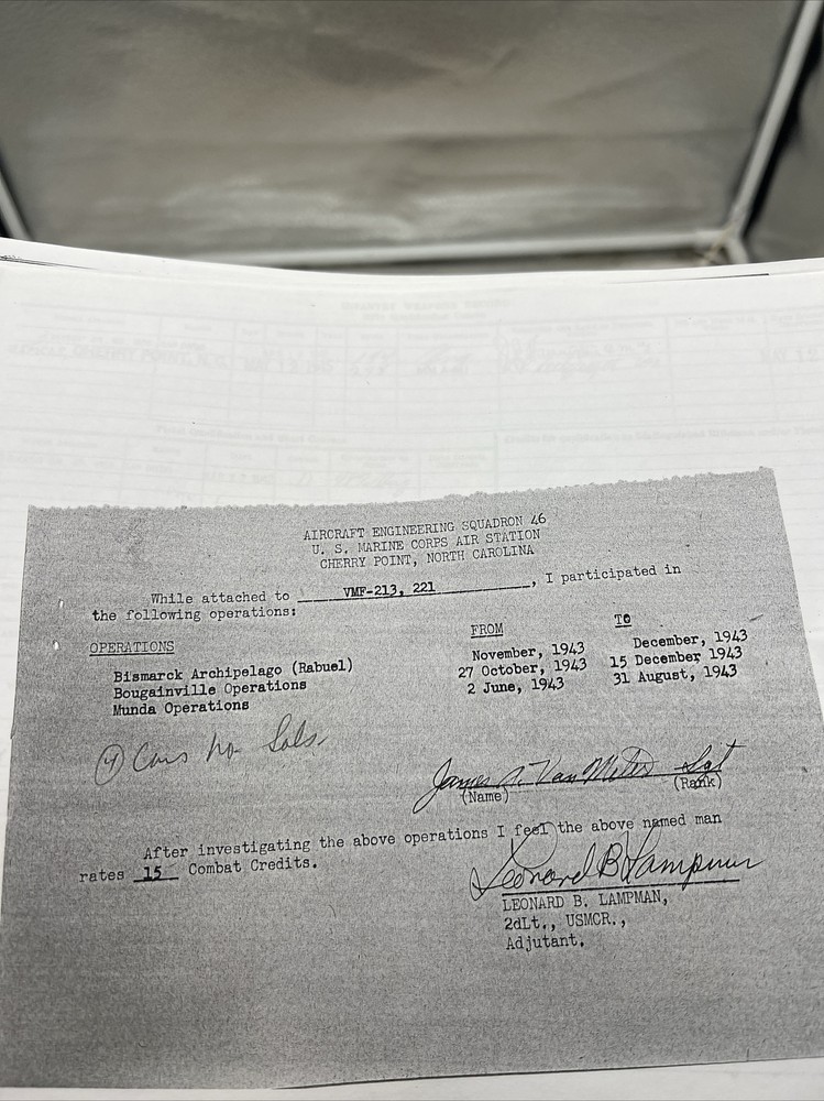 WW2 US 3rd Marine Air Wing VMF Dog Tag Grouping ID’d With Research (KB