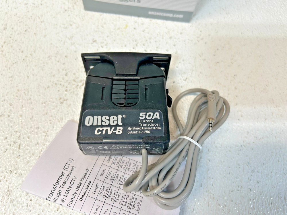 onset CTV-B 50A Current Transducer