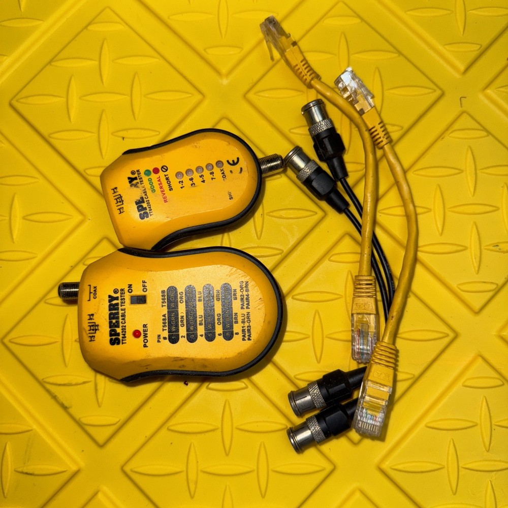 Sperry Instruments TT64202 Cable Test Plus Coax UTP STP Cable Tester