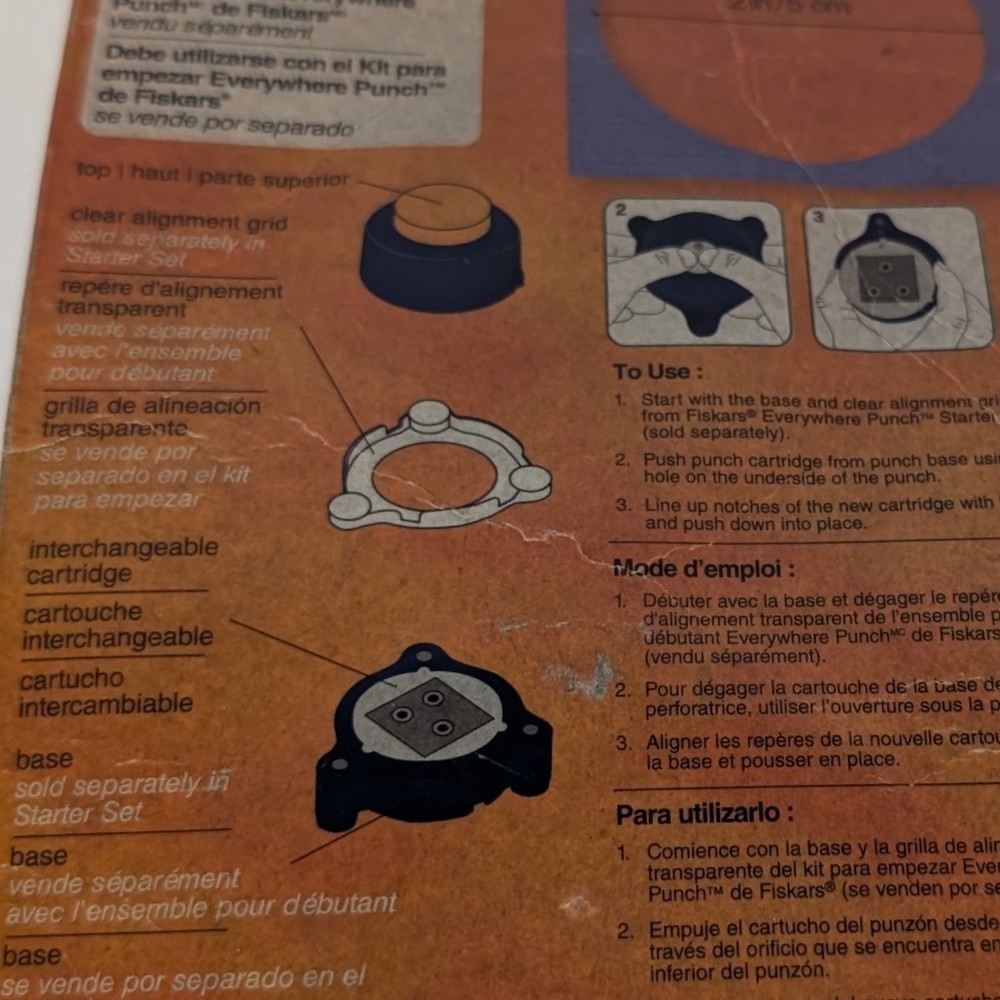 Fiskars Circle Everywhere Punch Cartridge Window Maker, Requires Starter Set