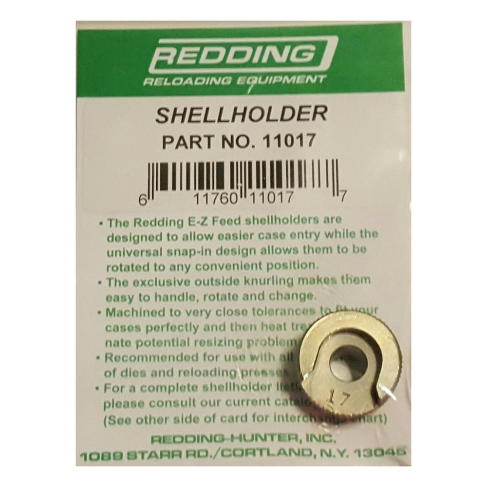 REDDING E-Z Feed #17 Shellholder (11017)