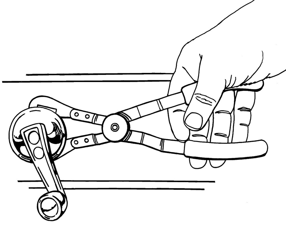 Lisle 35200 Windshield Molding/Door Handle Clip Pliers