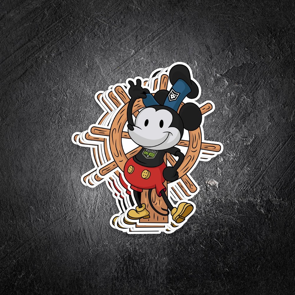 Steamboat Willie Vinyl Decal
