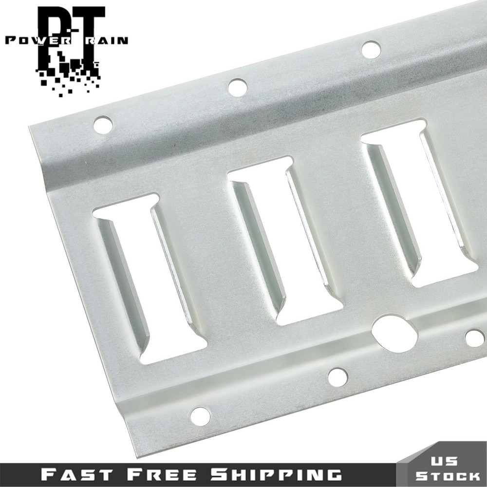 12PCS E Track Tie-Down Rail Kit Trucks Vans Garages Trailer Tie Down System