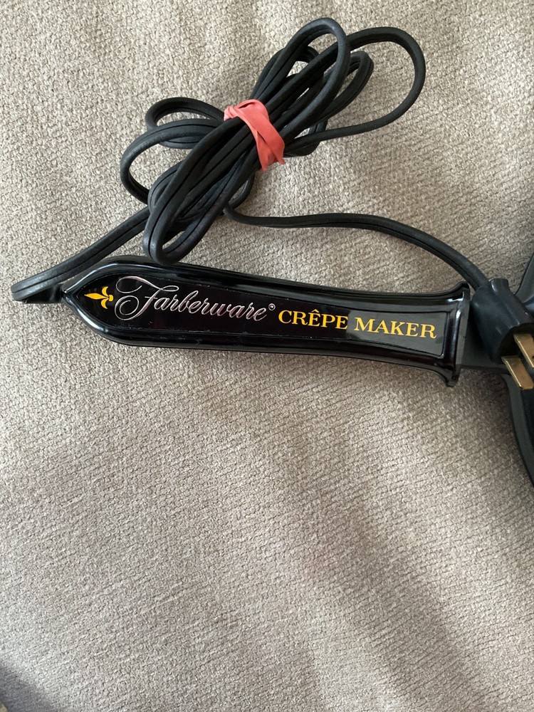 Vintage Farberware Automatic Electric Crepe Maker "BATTERS UP"