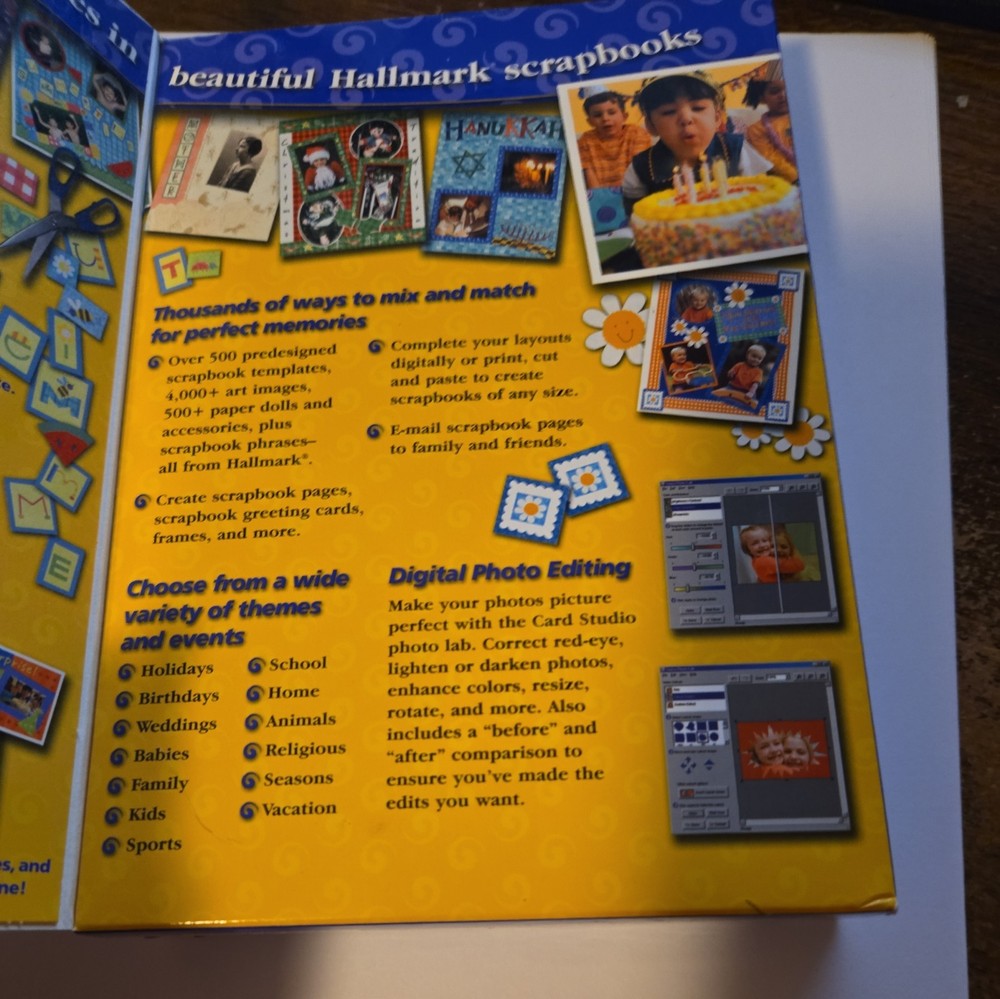 Hallmark Scrapbook Studio 2001 Windows XP/2000/98/95/ME/NT4 WSP4