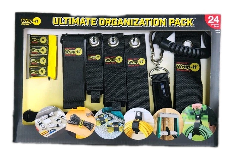 NIB! Get Untangled "Wrap-It Ultimate Organization Pack 24 Piece