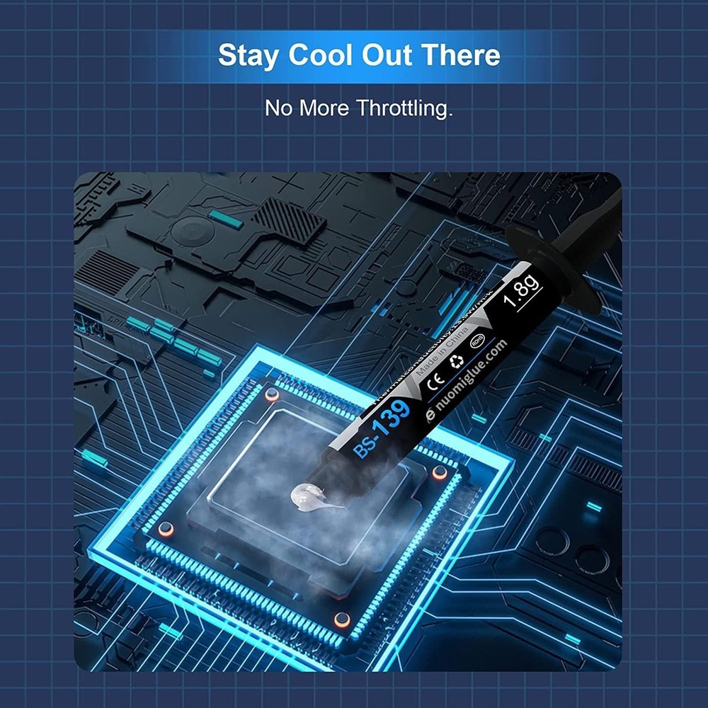 5- Durability Thermal Paste 1.8g with Easy Application Toolkit for CPU/GPU