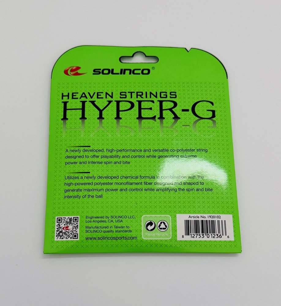 Solinco Heaven Strings Hyper-G Tennis String Set-17g/1.20mm