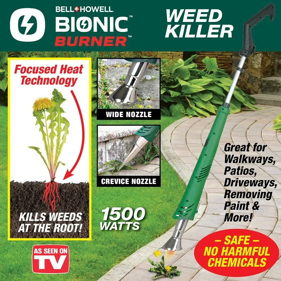 Bell & Howell Bionic Burner Weed Killer with Focused Heat Technology