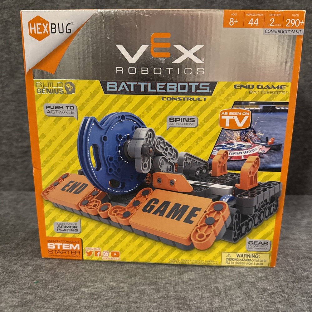 Hex Bug Vex Robotics End Game Battlebots Construct Set Sealed New In Box