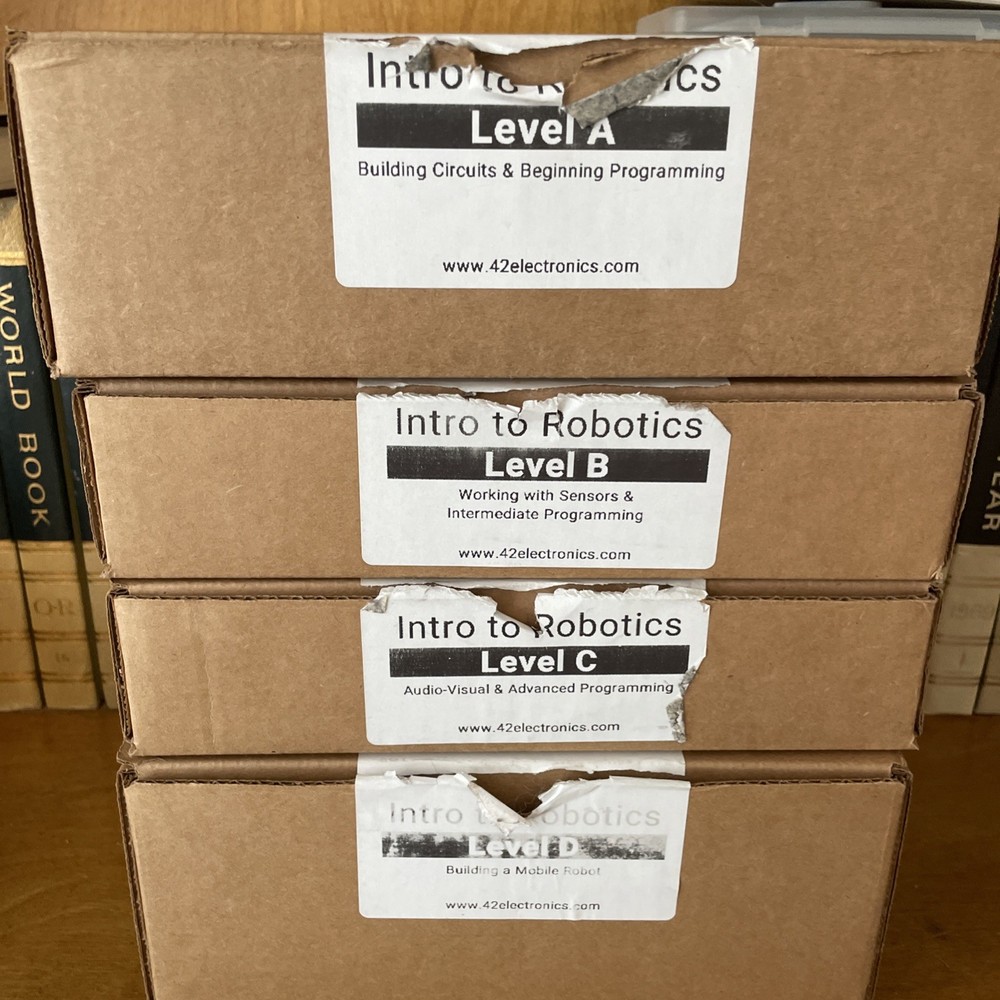 Open Box 42 Electronics Intro To Robotics Programing Raspberry Pie Level A B C D