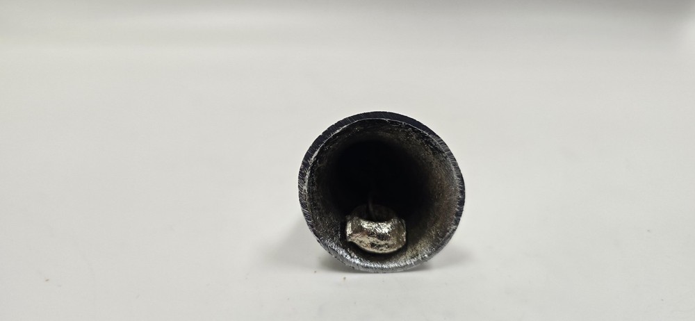 Silver Tone Etched Bell 2.75"