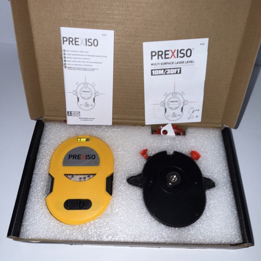 PREXISO PLV2 Multi-Surface Laser Level 30ft/10M Portable Measurement