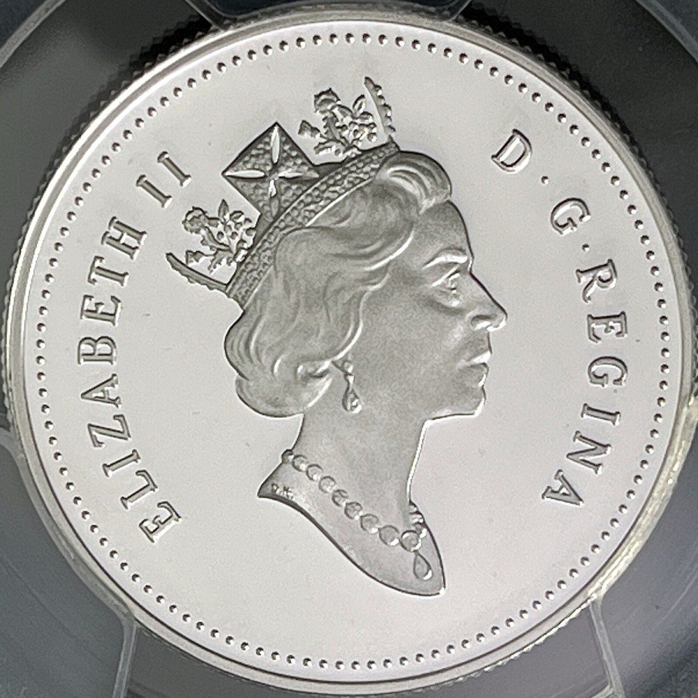 CANADA. 2000, 50 Cent, Silver - PCGS PR69 DCAM - Top Pop 🥇 Curling 🥌