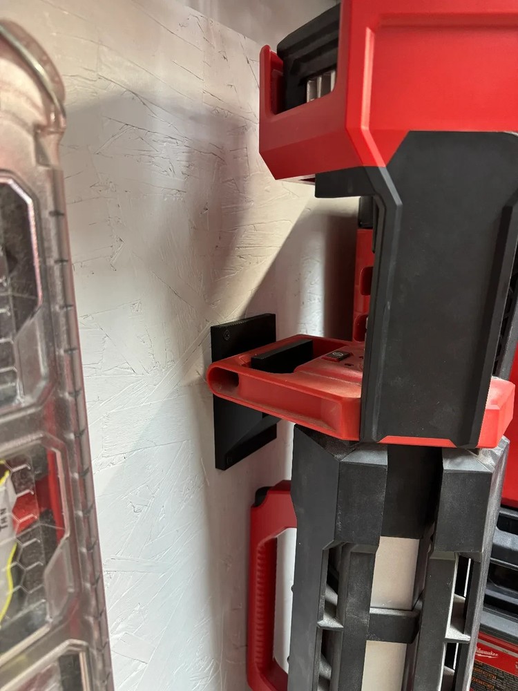 Milwaukee M18 ROCKET Tower Mount | 3d Printed Wall Mount PETG