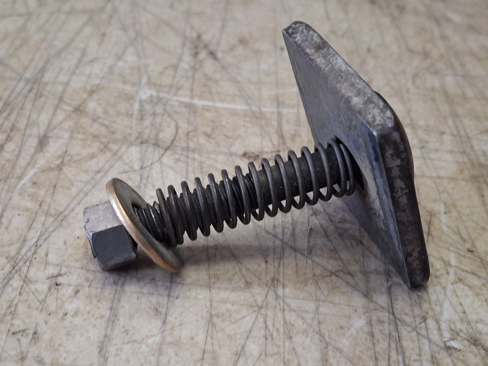 Vintage 6" Lathe Atlas 618 Craftsman 109 Tailstock Bed Clamp w/ Spring