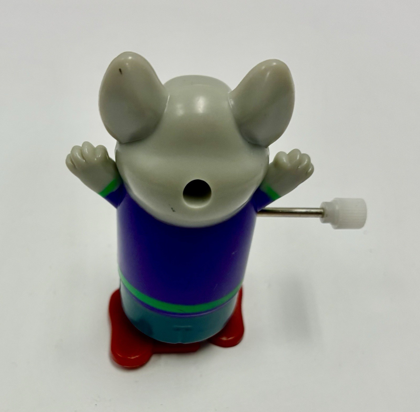 Chuck E Cheese Wind Up Walking Mouse Toy WORKS Collectible Vintage FunExpress