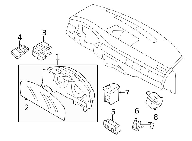 Genuine Volvo Keyless Entry Transmitter 8688799
